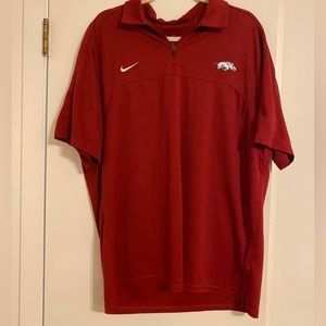 Arkansas Golf polo (zip up)